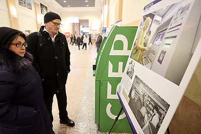 Выставку БЕЛТА \"Беларусь. Взлет\" представили в Орше на \"Марафоне единства\"