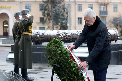 Собянин посещает с визитом Минск