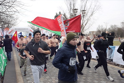 \"Забег настоящих мужчин\" состоялся в Минске