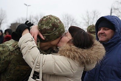 Новобранцы Гродненской погрангруппы приняли военную присягу