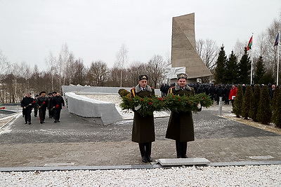 Торжественный митинг, посвященный Дню милиции, состоялся в Могилеве