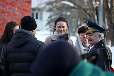 Основной и дублирующий экипажи ЭП-21 в Звездном городке торжественно проводили на Байконур