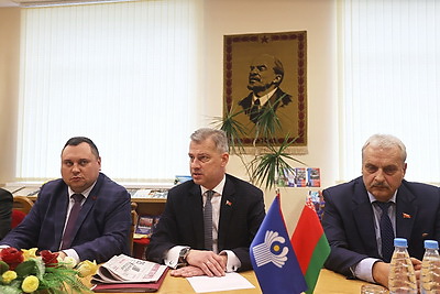 Встреча долгосрочных наблюдателей от СНГ с руководством КПБ состоялась в Минске