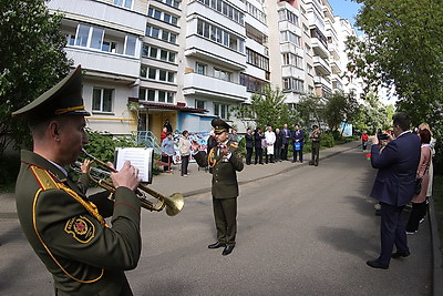 В Минске состоялась акция \"Здесь живет ветеран\"