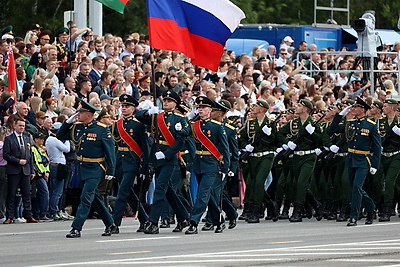 Военный парад в честь Дня Независимости прошел в Минске