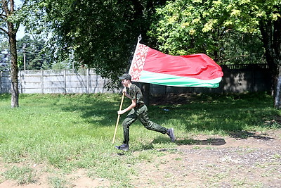 Смена военно-патриотического лагеря проходит на базе 72-го ОУЦ