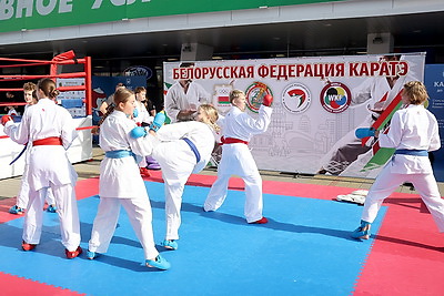 Спортивный праздник \"Олимпийский день\" проходит в Минске