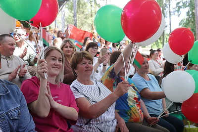 В Воложинском районе прошел первый семейный фестиваль \"Вместе\"