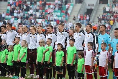 Атмосфера перед началом матча национальных сборных Беларуси и России