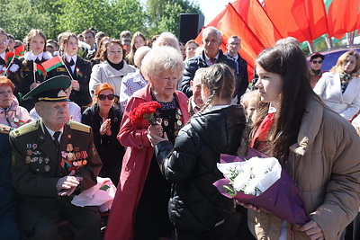 На аллее \"Сирень Победы\" в Гродно высадили новые кусты