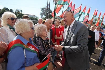 \"Передать правду и сохранить память\". Уникальный передвижной музей \"Поезд Победы\" встретили в Гродно