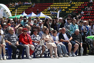 Фестиваль \"Вытокі\": олимпийский квест познакомил детей с различными видами спорта