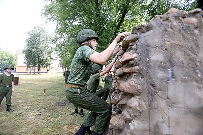 Смена военно-патриотического лагеря проходит на базе 72-го ОУЦ