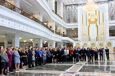 \"Величие духа белорусского народа\". Чем Дворец Независимости поразил своих новых гостей