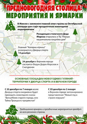 Инфографика. Предновогодняя столица: мероприятия и ярмарки