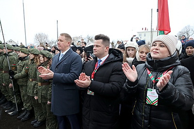 Тематический арт-объект \"Марафона единства\" открыли в Орше