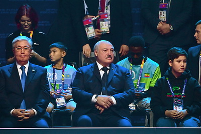 Лукашенко с коллегами по СНГ посетил открытие Игр Будущего в Казани