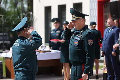 Новое пожарное депо открылось в молодом гродненском микрорайоне Грандичи