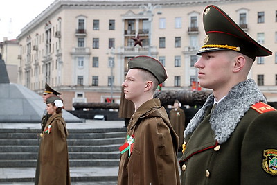 Патриотическая акция \"15 дней до Великой Победы\" прошла в Минске