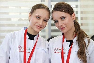 В Минске состоялось посвящение в волонтеры Красного креста