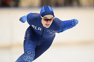 Головатюк и Доморацкая одержали победу в чемпионате Беларуси по конькобежному спорту