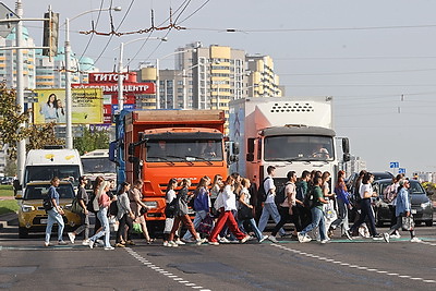 Смотр-конкурс сотрудников ДПС проходит в Минске