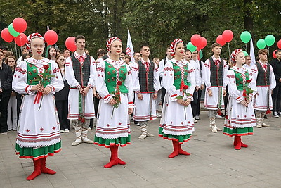 Белорусская делегация отправилась на фестиваль \"Молодежь - за Союзное государство\"