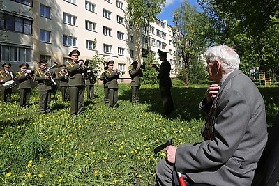 В Минске состоялась акция \"Здесь живет ветеран\"