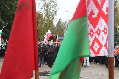 Останки бойцов Красной армии перезахоронили в Горецком районе