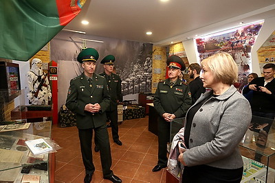 В Гродно состоялось гашение почтового конверта \"Гродненская пограничная группа\"