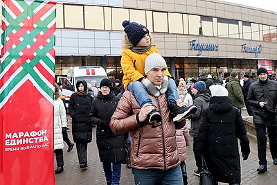 Выставка техники, плац-концерт, интерактивные площадки. Орша принимает \"Марафон единства\"