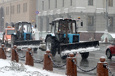 Снегопад в Минске