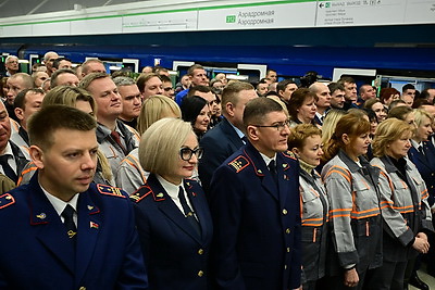 Лукашенко принял участие в торжественном открытии нового участка Минского метрополитена