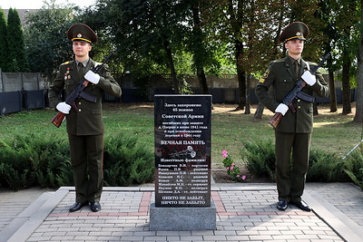 Участники Совета по взаимодействию органов местного самоуправления возложили цветы к братской могиле в агрогородке Озерцо