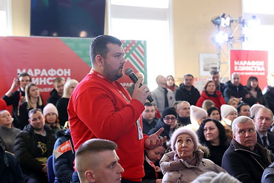 Марафон единства: в Барановичах прошла \"Знаковая встреча\"