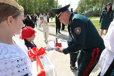 Новое пожарное депо открылось в молодом гродненском микрорайоне Грандичи