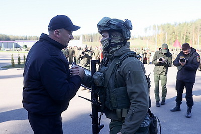 На полигоне учебного центра ВВ МВД прошло комплексное занятие с военнообязанными