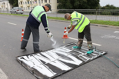 Новую разметку у школ и гимназий Витебска нанесут к 1 сентября