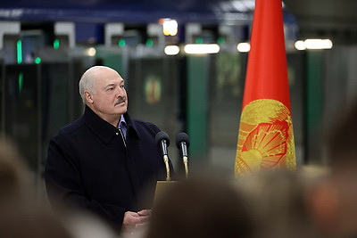 Лукашенко принял участие в торжественном открытии нового участка Минского метрополитена