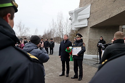 Торжественный митинг, посвященный Дню милиции, состоялся в Могилеве