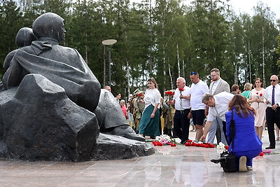 В Сморгони открыли мемориальный комплекс по линии противостояния в Первую мировую войну