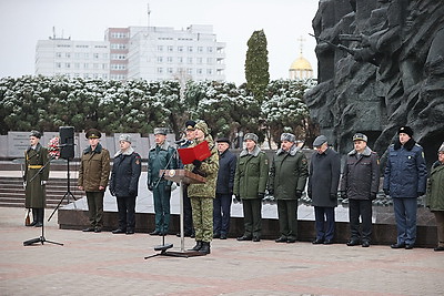 Новобранцы Гродненской погрангруппы приняли военную присягу