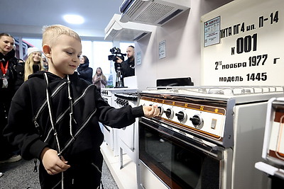 Гостям \"Марафона единства\" в Бресте показали, как создается современная бытовая техника для кухни