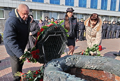 В Витебске прошли торжества, посвященные Дню белорусской милиции