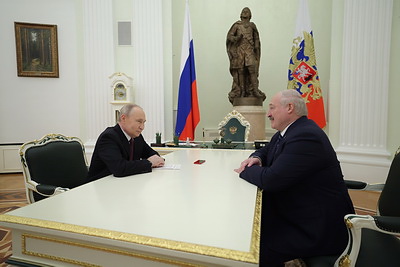 Лукашенко и Путин встретились в Кремле с Василевской и Новицким