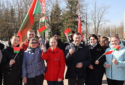 Автопробег \"За единую Беларусь\" прошел в Витебске