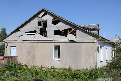 Последствия непогоды устраняют в Крупском районе