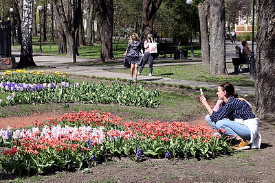 Весенний день в Гомельском парке