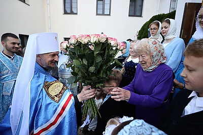 Рождество Пресвятой Богородицы праздновали православные верующие Гродно