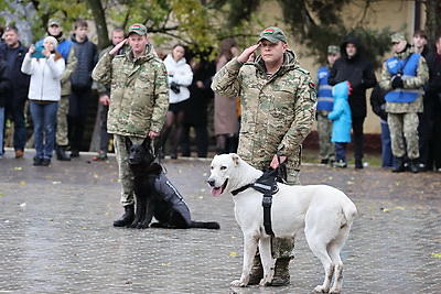 Витебские школьники побывали в войсковой части 5524